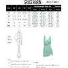 imageGRACE KARIN Swim Dress One Piece Swimsuit Women Tummy Control Bathing Suit Tie Knot V Neck Swimdress SwimwearBlue Green