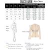 imageGRACE KARIN Women 2024 Button Down Lightweight Cardigan Casual Open Front Sweater Crochet Tops Knitted CoatRed