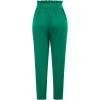 imageGRACE KARIN Womens Casual High Waist Pencil Pants with Pockets BowKnot Cropped Paper Bag Pants for WorkGreen