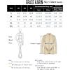 imageGRACE KARIN Womens Open Front Sweater Blazer Lapel Cardigan Sweater Long Sleeve Knitted Blazer Jackets with PocketsChocolate