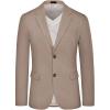imageGRACE KARIN Casual Blazer for Men Slim Fit Mens Suit Jacket Lightweight Sport Coat Two ButtonDark Khaki
