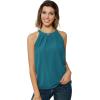 imageGRACE KARIN Sequin Halter Tops for Women Sleeveless Dressy Sparkle Tank Camisole Tops Party Club Cocktail Vest ShirtBlue Green
