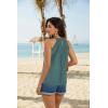 imageGRACE KARIN Sequin Halter Tops for Women Sleeveless Dressy Sparkle Tank Camisole Tops Party Club Cocktail Vest ShirtGrey Green