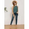 imageGRACE KARIN Sequin Halter Tops for Women Sleeveless Dressy Sparkle Tank Camisole Tops Party Club Cocktail Vest ShirtGrey Green