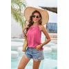 imageGRACE KARIN Sequin Halter Tops for Women Sleeveless Dressy Sparkle Tank Camisole Tops Party Club Cocktail Vest ShirtHot Pink