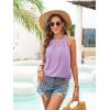 imageGRACE KARIN Sequin Halter Tops for Women Sleeveless Dressy Sparkle Tank Camisole Tops Party Club Cocktail Vest ShirtLilac