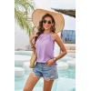 imageGRACE KARIN Sequin Halter Tops for Women Sleeveless Dressy Sparkle Tank Camisole Tops Party Club Cocktail Vest ShirtLilac
