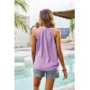 imageGRACE KARIN Sequin Halter Tops for Women Sleeveless Dressy Sparkle Tank Camisole Tops Party Club Cocktail Vest ShirtLilac
