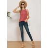 imageGRACE KARIN Sequin Halter Tops for Women Sleeveless Dressy Sparkle Tank Camisole Tops Party Club Cocktail Vest ShirtOrange Red
