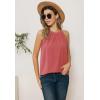 imageGRACE KARIN Sequin Halter Tops for Women Sleeveless Dressy Sparkle Tank Camisole Tops Party Club Cocktail Vest ShirtOrange Red