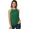 imageGRACE KARIN Sequin Halter Tops for Women Sleeveless Dressy Sparkle Tank Camisole Tops Party Club Cocktail Vest ShirtPure Green