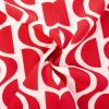 imageGRACE KARIN Womens Satin Silk Blouse Lapel V Neck Long Sleeve Casual Work Blouse Shirts Pullover TopsRed Ripple