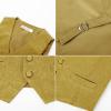imageGRACE KARIN Boys Formal Suit Vest 4 Button 2 Piece Tuxedo Dress Vest with Bow Tie 512YGold
