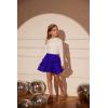 imageGRACE KARIN Girls Sequin Skirt Girls Fashion Party Three Layer Ruffle Skirt 514YDark Blue