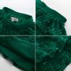 imageGRACE KARIN Girls Sequin Skirt Girls Fashion Party Three Layer Ruffle Skirt 514YDark Green
