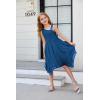 imageGRACE KARIN Girls Summer Dress One Shoulder Party Formal Birthday Midi Dress 512YBlue