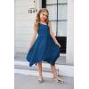 imageGRACE KARIN Girls Summer Dress One Shoulder Party Formal Birthday Midi Dress 512YBlue