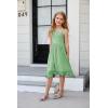 imageGRACE KARIN Girls Summer Dress One Shoulder Party Formal Birthday Midi Dress 512YGrass Green