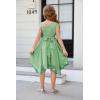 imageGRACE KARIN Girls Summer Dress One Shoulder Party Formal Birthday Midi Dress 512YGrass Green