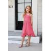 imageGRACE KARIN Girls Summer Dress One Shoulder Party Formal Birthday Midi Dress 512YPeach Pink