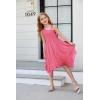 imageGRACE KARIN Girls Summer Dress One Shoulder Party Formal Birthday Midi Dress 512YPeach Pink