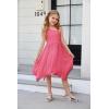 imageGRACE KARIN Girls Summer Dress One Shoulder Party Formal Birthday Midi Dress 512YPeach Pink