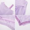 imageGRACE KARIN Girls Summer Dress One Shoulder Party Formal Birthday Midi Dress 512YPurple