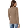 imageGRACE KARIN Womens Classic Long Sleeve Knit Cardigan Sweaters Casual Open Front Button Down Cardigan S3XLCamel