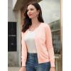 imageGRACE KARIN Womens Classic Long Sleeve Knit Cardigan Sweaters Casual Open Front Button Down Cardigan S3XLLight Pink