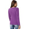 imageGRACE KARIN Womens Classic Long Sleeve Knit Cardigan Sweaters Casual Open Front Button Down Cardigan S3XLViolet