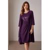 imageGRACE KARIN Womens Sequin Dress Two Piece Mother of The Bride Dresses with Jacket Lace Formal Wedding Guest DressPurple