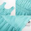 imageGRACE KARIN Womens Summer Casual Long Maxi Dresses 2025 Beach Vacation Flowy Tiered Sun Dress with PocketsLight Green