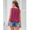 imageGRACE KARIN Womens Tank Tops V Neck Dressy Casual Cami Sleeveless Camisole Blouses Eyelet Shirts Summer Tank TopsRose