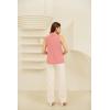 imageGRACE KARIN Womens V Neck Tank Top Summer Pleated Sleeveless Basic Casual Camisole BlouseLight Pink