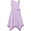 imageGRACE KARIN Girls Summer Dress One Shoulder Party Formal Birthday Midi Dress 512YPurple