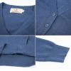 imageGRACE KARIN Womens Open Front Knit Cropped Bolero Shrug Cardigan Sweater Long Sleeve S4XLDark Blue