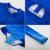 imageGRACE KARIN Girls One Piece Swimsuits Long Sleeve Bathing Suits Swimwear 514YBlue Gradient