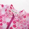 imageGRACE KARIN Girls One Piece Swimsuits Long Sleeve Bathing Suits Swimwear 514YPink White Fish Scale