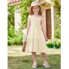 imageGRACE KARIN Girls Summer Dress Spaghetti Strap Midi Casual Sundress Sleeveless Party Elegant Dress 512YBeige
