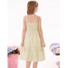 imageGRACE KARIN Girls Summer Dress Spaghetti Strap Midi Casual Sundress Sleeveless Party Elegant Dress 512YBeige