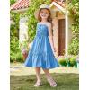 imageGRACE KARIN Girls Summer Dress Spaghetti Strap Midi Casual Sundress Sleeveless Party Elegant Dress 512YDodger Blue