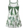imageGRACE KARIN Girls Swimsuit with Skirt One Piece Bathing Suit Swimwear 614YArmy Green