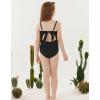 imageGRACE KARIN Girls Swimsuit with Skirt One Piece Bathing Suit Swimwear 614YBlack