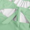 imageGRACE KARIN Girls Swimsuit with Skirt One Piece Bathing Suit Swimwear 614YGreen