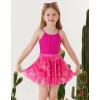 imageGRACE KARIN Girls Swimsuit with Skirt One Piece Bathing Suit Swimwear 614YHot Pink
