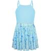 imageGRACE KARIN Girls Swimsuit with Skirt One Piece Bathing Suit Swimwear 614YLight Blue