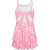 imageGRACE KARIN Girls Swimsuit with Skirt One Piece Bathing Suit Swimwear 614YLight Pink