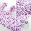 imageGRACE KARIN 2025 Womens Summer Floral Print Dress Sleeveless Casual Flowy Sundress A Line Ruffle Wedding Guest OutfitPurple Green