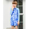 imageGRACE KARIN Boys Two Piece Swimwear Rash Guard Swimsuit with Trunks Bathing Suit Swim Set 512YBlue