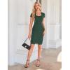 imageGRACE KARIN Cocktail Dress for Women Cap Sleeve Lace Dress for Wedding Guest Business Casual DressesDark Green